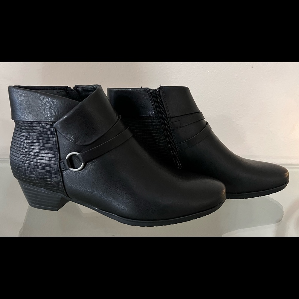 Kim Rogers Black Ankle Booties